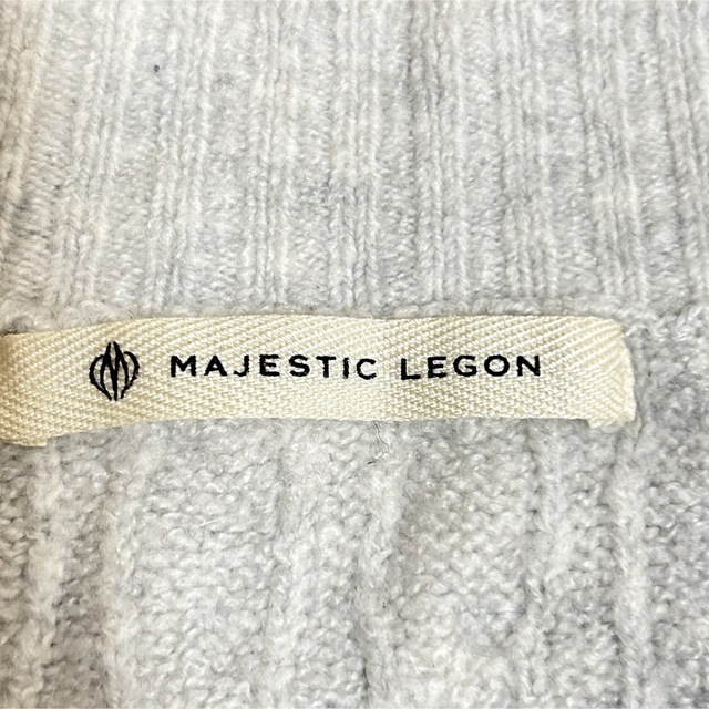 MAJESTIC LEGON(マジェスティックレゴン)のMAJESTIC LEGON マジェスティックレゴン M ニット 冬服 薄手 レディースのトップス(ニット/セーター)の商品写真