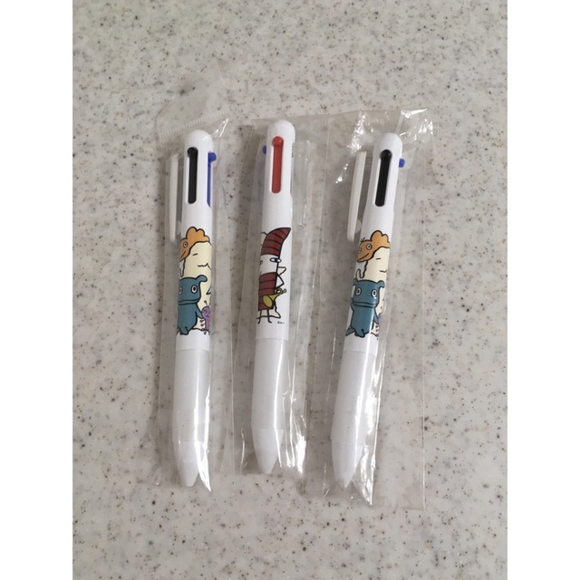 ちちんぷいぷい 3色ボールペン&シャーペン 3本セット (＊新品) エンタメ/ホビーのおもちゃ/ぬいぐるみ(キャラクターグッズ)の商品写真