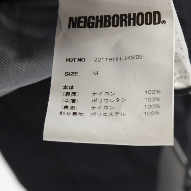 NEIGHBORHOOD ネイバーフッド 22SS 3 Layer Parka 3レイヤーナイロンマウンテンパーカー 221TSNH-JKM09 ブラック