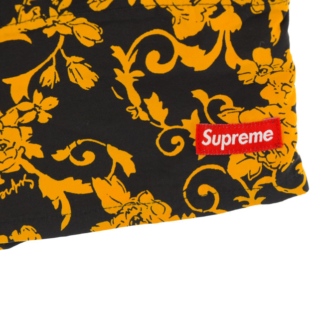 SUPREME シュプリーム 20SS Nylon Water Short Black Floral ナイロン