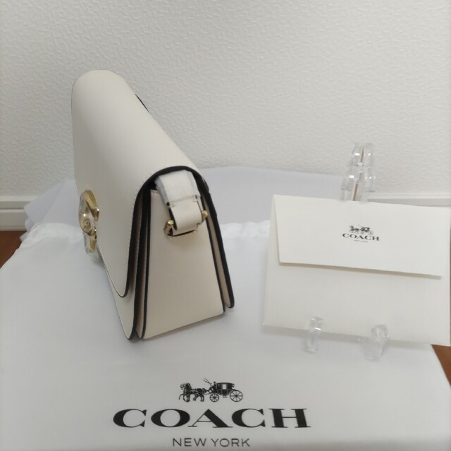 新品 COACH コーチ ストゥディオ レザー ショルダーバッグ ホワイト