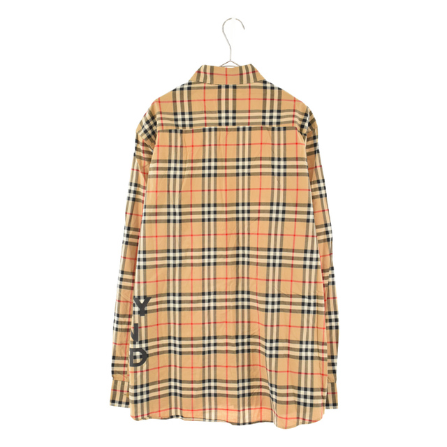 超激安好評 BURBERRY PRINT CHECK COTTON OVERSIZE SHIRT ノバチェック