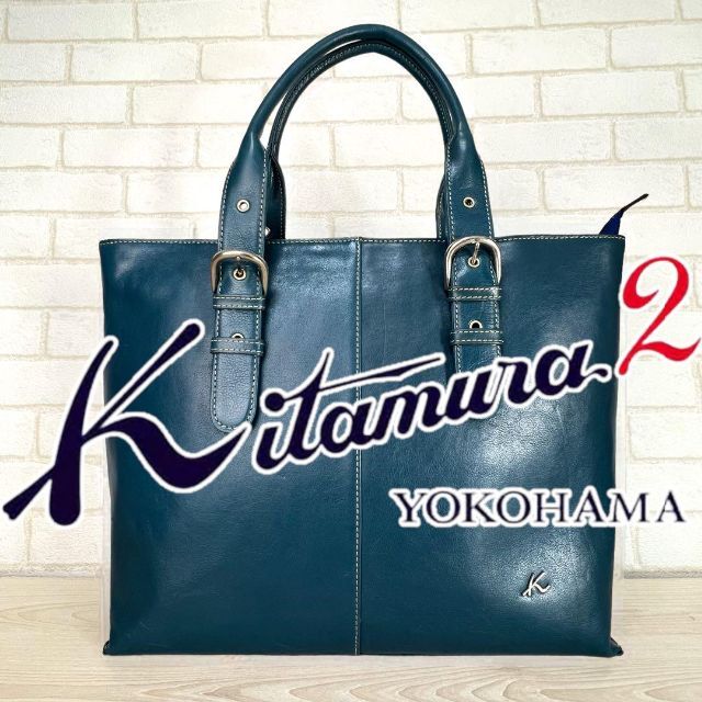 Kitamura(キタムラ)のKitamura2 キタムラ K2 オールレザー ショルダーバッグ トートバッグ レディースのバッグ(ショルダーバッグ)の商品写真