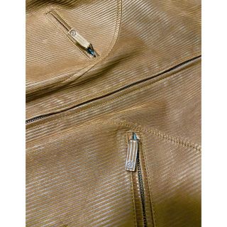 Giorgio Armani - ジョルジオアルマーニ レザー ブルゾン レザー