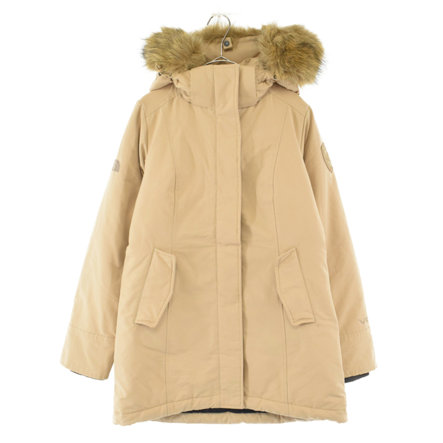 THE NORTH FACE(ザノースフェイス)のTHE NORTH FACE ザノースフェイス W'S MCMURDO AIR VX COAT マクマードファー付きダウンジャケット パーカー ベージュ NVC3NH81 メンズのジャケット/アウター(ダウンジャケット)の商品写真