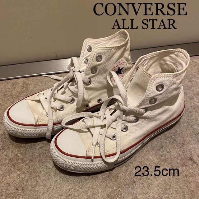 ALL STAR（CONVERSE）(オールスター)のコンバース オールスター ハイ M7650 オプティカル ホワイト　23.5cm レディースの靴/シューズ(スニーカー)の商品写真
