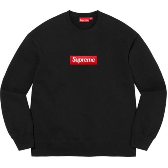 Supreme Box Logo Crewneck Black Lサイズ