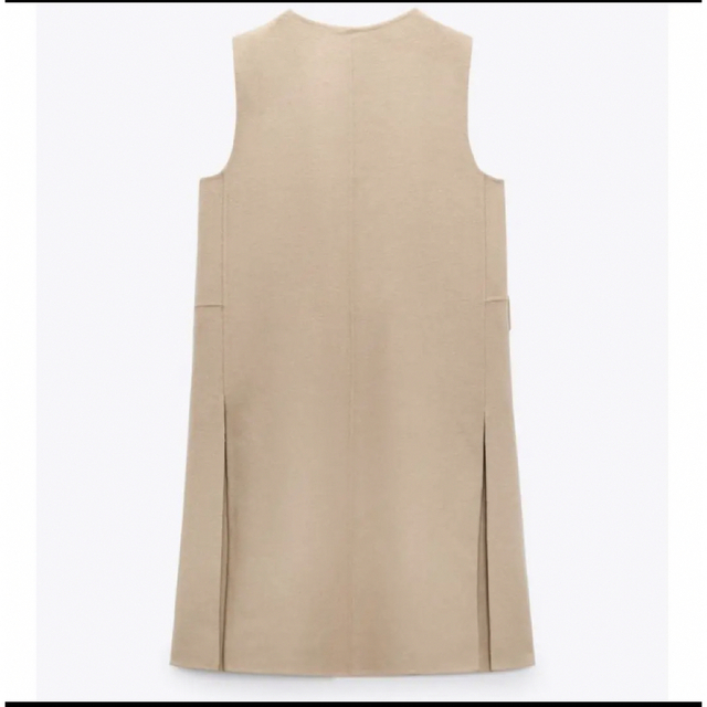 新品 ZARA ウールブレンドロングベスト www.mediacommerce.ec