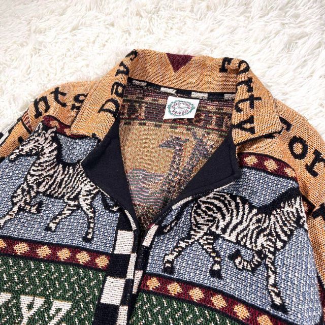 美品】SUGAR STREET WEAVERS ゴブラン織アニマル柄ジャケット | www