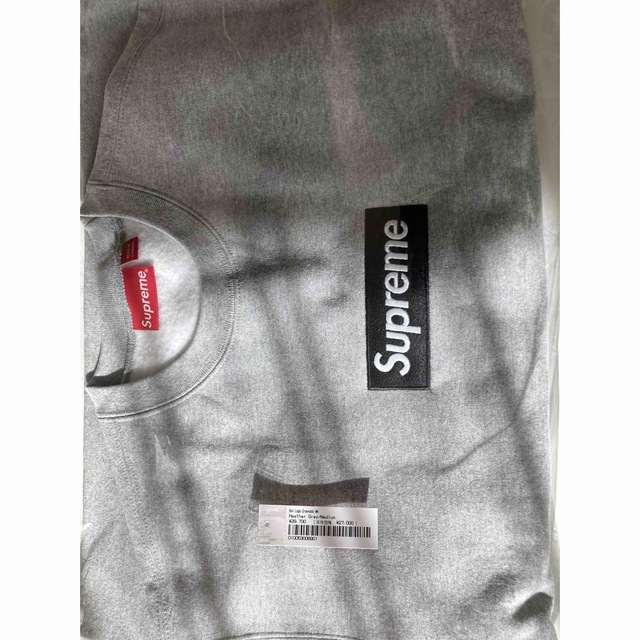 Supreme  Box Logo Crewneck  Heather Grey