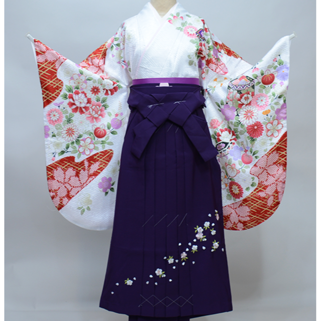 袴フルセット ジュニア用へ直し 135~150cm 袴変更可 NO38557 当店だけ