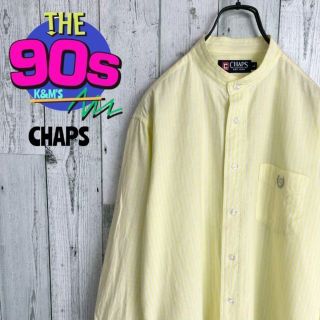 都内で - 90s CHAPS チャップスラルフローレン 月桂樹ロゴ刺繍 七分袖