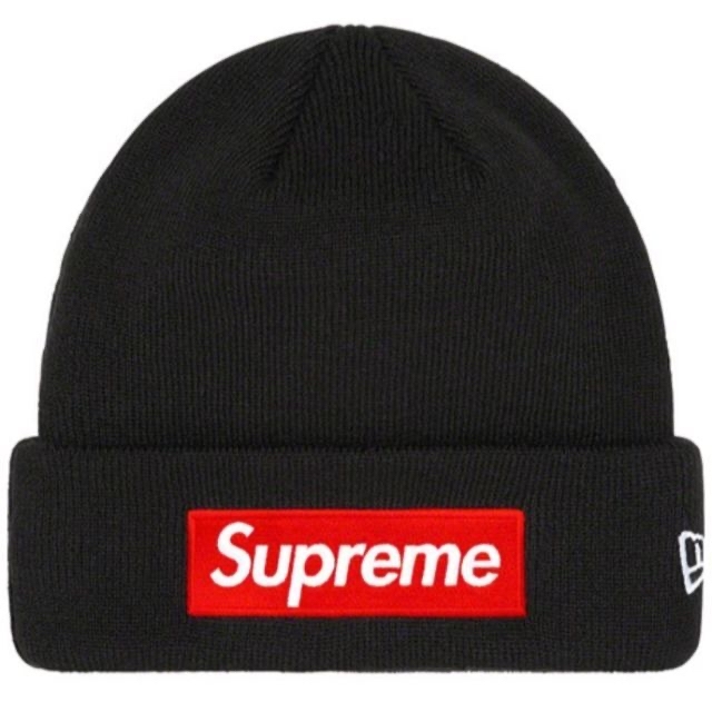 Supreme New Era Box Logo Beanie Black メンズの帽子(ニット帽/ビーニー)の商品写真