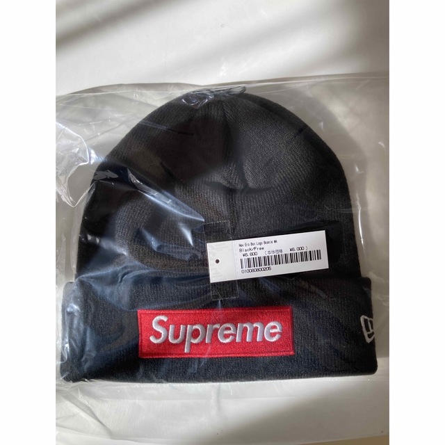 Supreme New Era Box Logo Beanie Black メンズの帽子(ニット帽/ビーニー)の商品写真