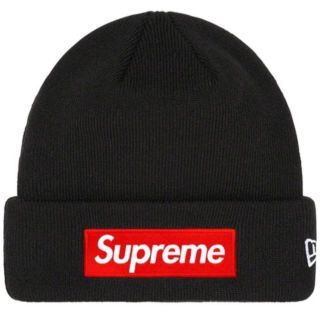 Supreme New Era Box Logo Beanie Black(ニット帽/ビーニー)