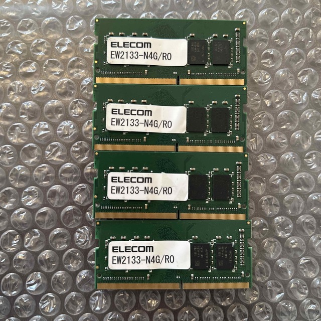 4GB x4枚　DDR4 2133 so-DIMM