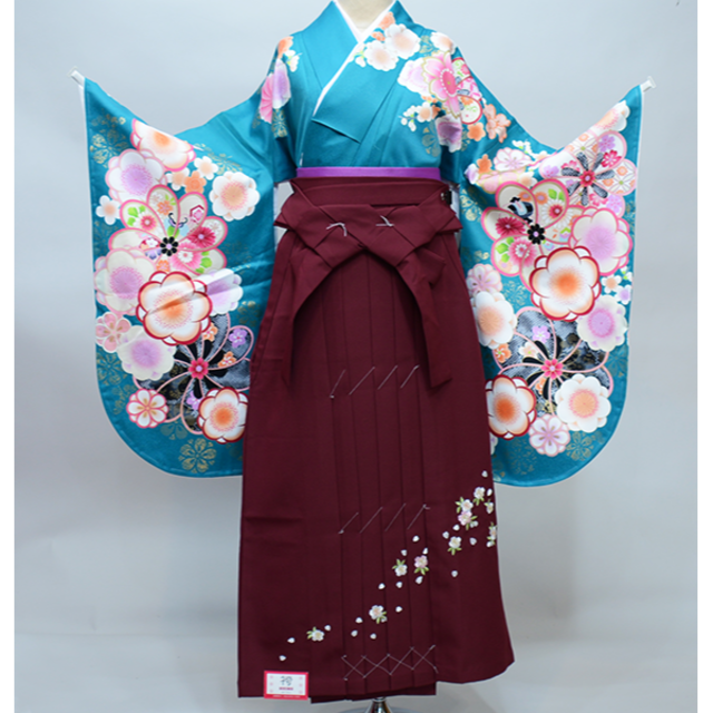 袴フルセット ジュニア用へ直し 135～150cm 袴変更可 NO38560着物