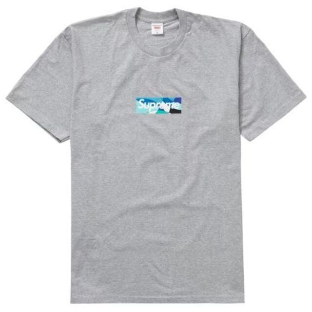 Supreme(シュプリーム)のS Supreme Emilio Pucci Box Logo Tee 灰青 メンズのトップス(Tシャツ/カットソー(半袖/袖なし))の商品写真