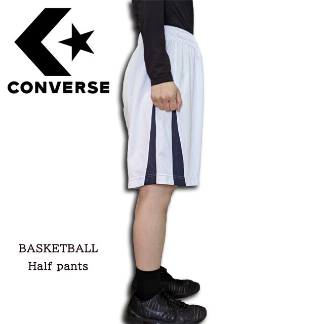 CONVERSE(コンバース)の【バスパン】CONVERSE バスケットボールハーフパンツ スポーツ/アウトドアのスポーツ/アウトドア その他(バスケットボール)の商品写真