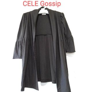 1002y【春秋に最適】CELE Gossip 古着 カーディガン レディース(カーディガン)