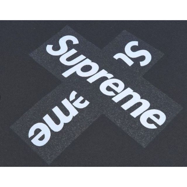 Supreme(シュプリーム)のSupreme Cross Box Logo Tee Black L メンズのトップス(Tシャツ/カットソー(半袖/袖なし))の商品写真