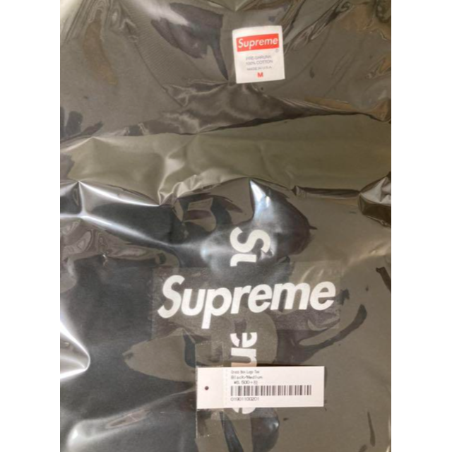 Supreme(シュプリーム)のSupreme Cross Box Logo Tee Black M メンズのトップス(Tシャツ/カットソー(半袖/袖なし))の商品写真