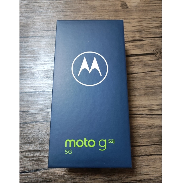 Motorola(モトローラ)の【新品】motorola moto g52j 5G インクブラック スマホ/家電/カメラのスマートフォン/携帯電話(スマートフォン本体)の商品写真