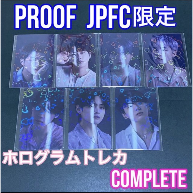 BTS コンプリートセットproof ラキドロ ホログラム トレカ JPFCCD