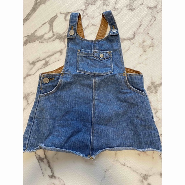 ZARA KIDS(ザラキッズ)のZARA BABY デニムスカート キッズ/ベビー/マタニティのベビー服(~85cm)(ワンピース)の商品写真