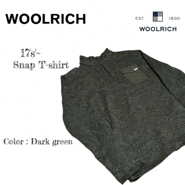 Woolrich スナップTシャツ