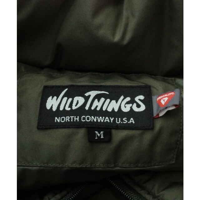 WILDTHINGS(ワイルドシングス)のWILD THINGS ワイルドシング ダウンコート M カーキ 【古着】【中古】 メンズのジャケット/アウター(その他)の商品写真