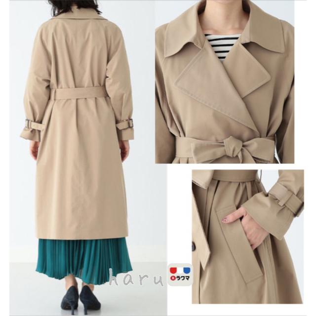 B:MING by BEAMS オーバートレンチコート ベージュ
