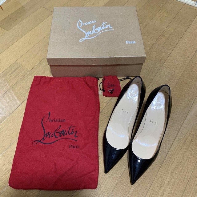 ルブタン Christian Louboutin  パンプス黒38 1/2