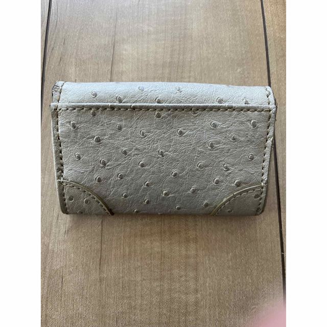 MARC BY MARC JACOBS(マークバイマークジェイコブス)のマークジェイコブス　カードケース　オーストリッチ型押し レディースのファッション小物(名刺入れ/定期入れ)の商品写真