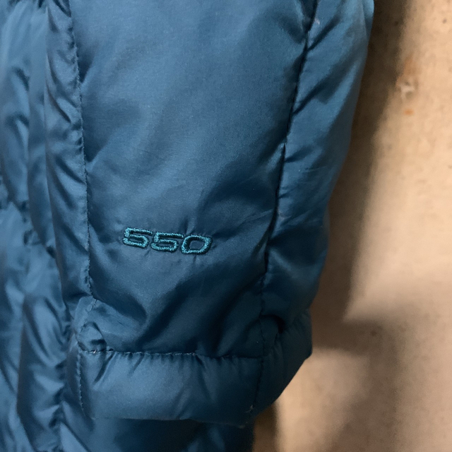 【US規格☆550フィル】ノースフェイス ダウンコート ブルー レディースL相当