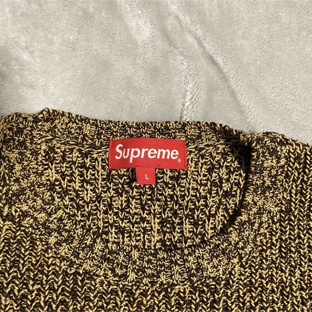 Supreme Melange Rib Knit Sweater セーター L