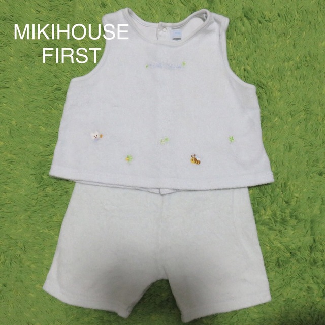 mikihouse(ミキハウス)のミキハウスファースト　上下セット キッズ/ベビー/マタニティのベビー服(~85cm)(ロンパース)の商品写真