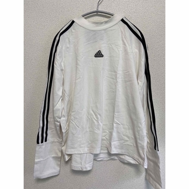 moussy(マウジー)の【adidas×moussy】大人気コラボ☆ 長袖ロンT かんだまちゃんも着用！ レディースのトップス(Tシャツ(長袖/七分))の商品写真