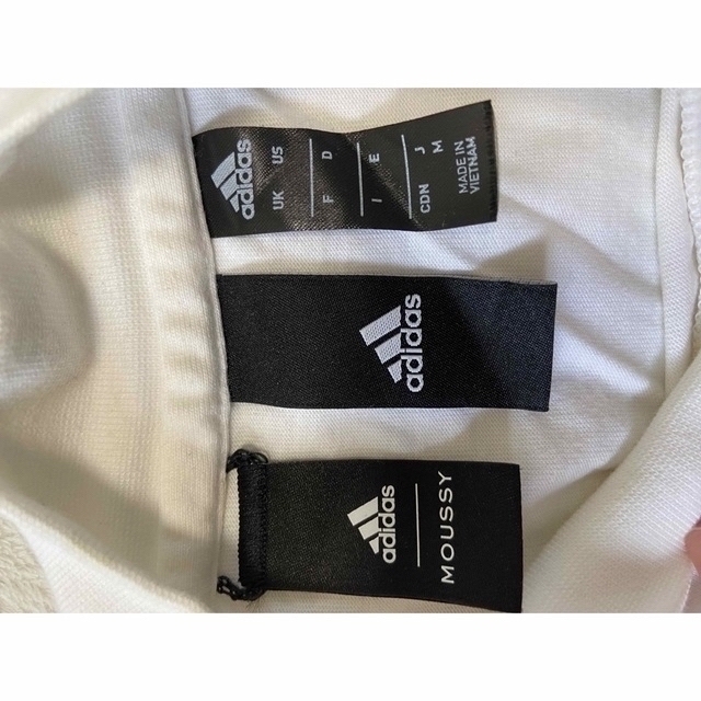 moussy(マウジー)の【adidas×moussy】大人気コラボ☆ 長袖ロンT かんだまちゃんも着用！ レディースのトップス(Tシャツ(長袖/七分))の商品写真