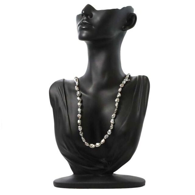 MIKIMOTO(ミキモト)のミキモト MIKIMOTO バロック真珠 ネックレス 82cm K18 WG ホワイトゴールド 750 パール VLP 90169668 レディースのアクセサリー(ネックレス)の商品写真