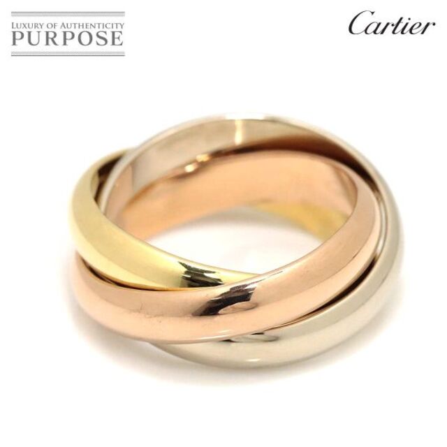 安い Cartier - カルティエ Cartier トリニティ #55 リング K18 YG WG
