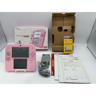 ニンテンドー2DS(ニンテンドー2DS)の【完品・良品】 ニンテンドー2DS pink ピンク 本体 動作確認済み 任天堂(携帯用ゲーム機本体)