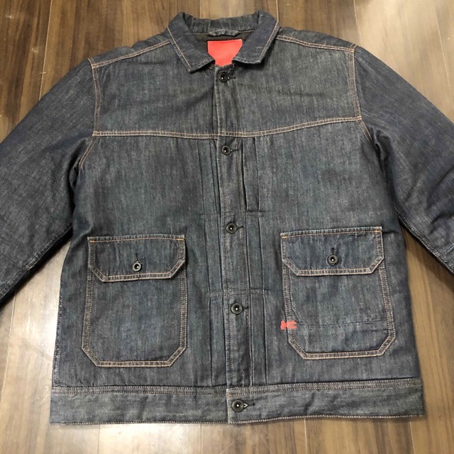 DENHAM デンハム ブルゾンM インディゴ(デニム) ダウンジャケット