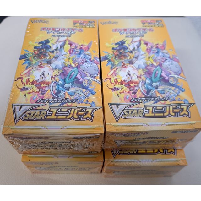 エンタメ/ホビーポケモンカード　vstarユニバース　4BOX未開封