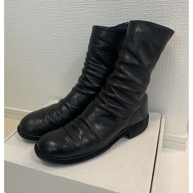 新年の贈り物 GUIDI ミドルバックジップブーツ 988 guidi - ブーツ