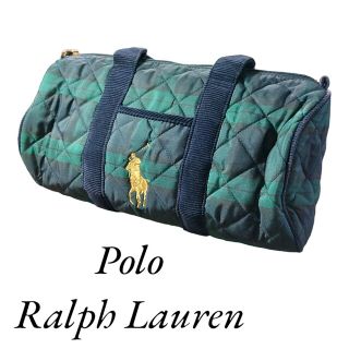 ポロラルフローレン(POLO RALPH LAUREN)のPolo Ralph Lauren　キルティングボストンバッグ　ビッグロゴ(ボストンバッグ)