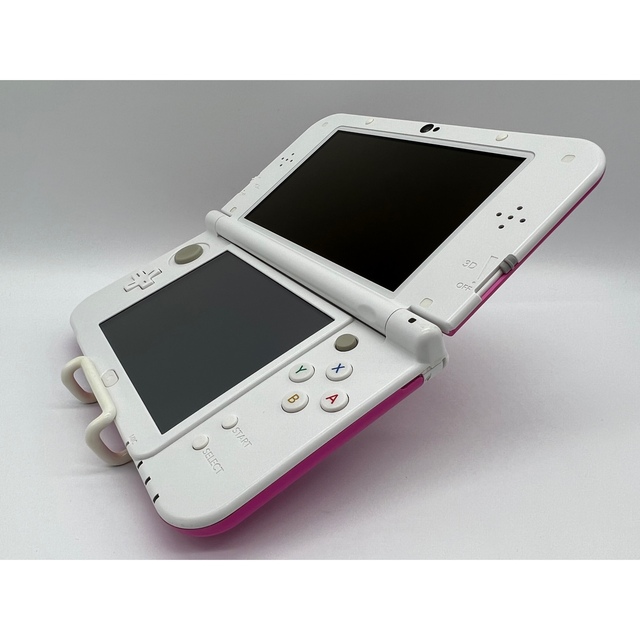 液晶美品】 Newニンテンドー3DS LL ピンク×ホワイト 本体 動作確認済-