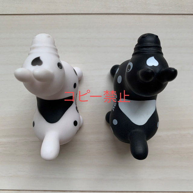 Rody(ロディ)のロディ　フィギュア　白　黒　2個セット　ソフビ　おもちゃ　お着物　ぬいぐるみ エンタメ/ホビーのおもちゃ/ぬいぐるみ(キャラクターグッズ)の商品写真