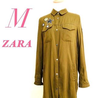 ザラ(ZARA)のZARAザラ 長袖シャツ ロング丈 カジュアル(シャツ/ブラウス(長袖/七分))