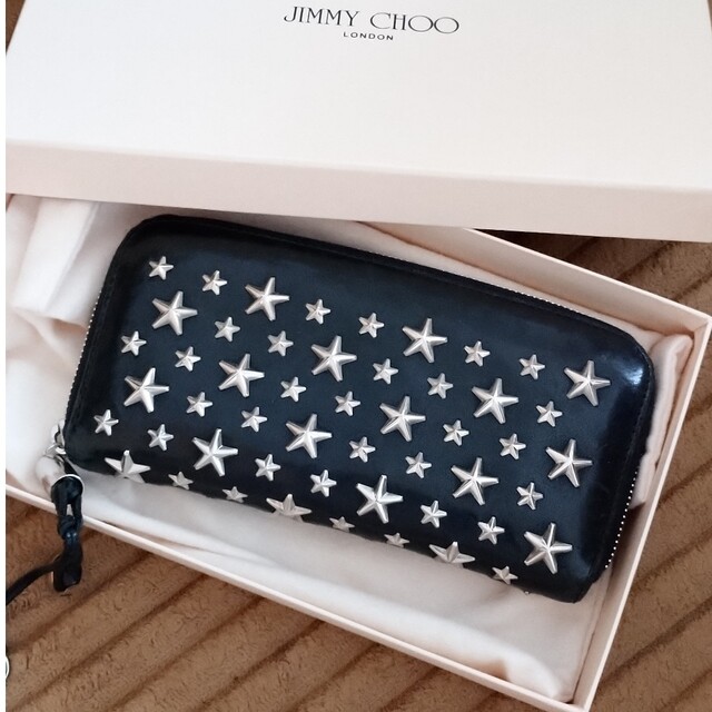 JIMMY CHOO(ジミーチュウ)のジミーチュウ長財布箱有り レディースのファッション小物(財布)の商品写真
